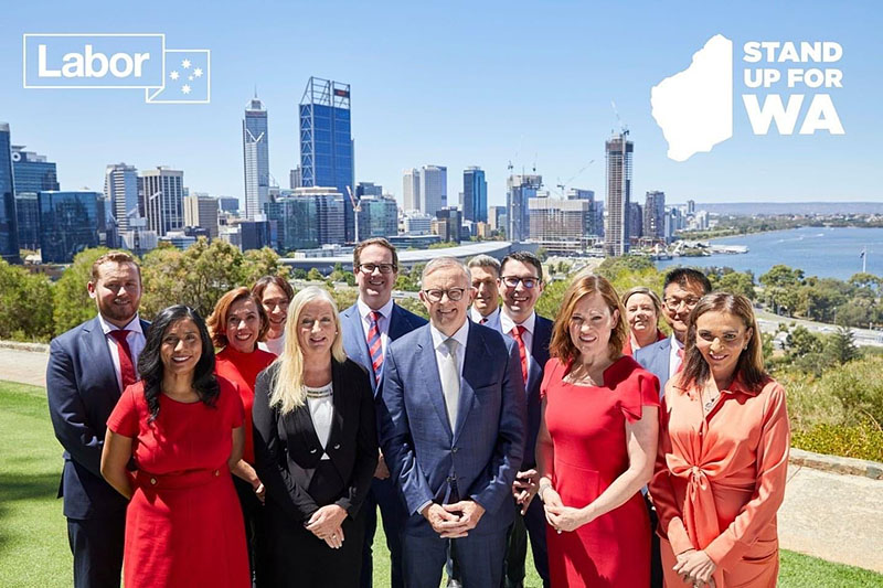 WA Labor Campaign - Anthony Albanese Prime Minister of Australia 2022