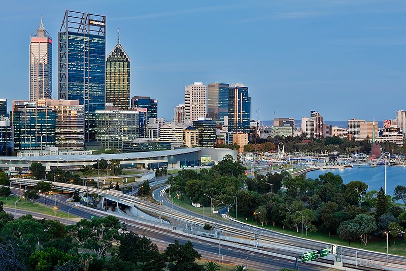 Perth City Skyline from Kings Park